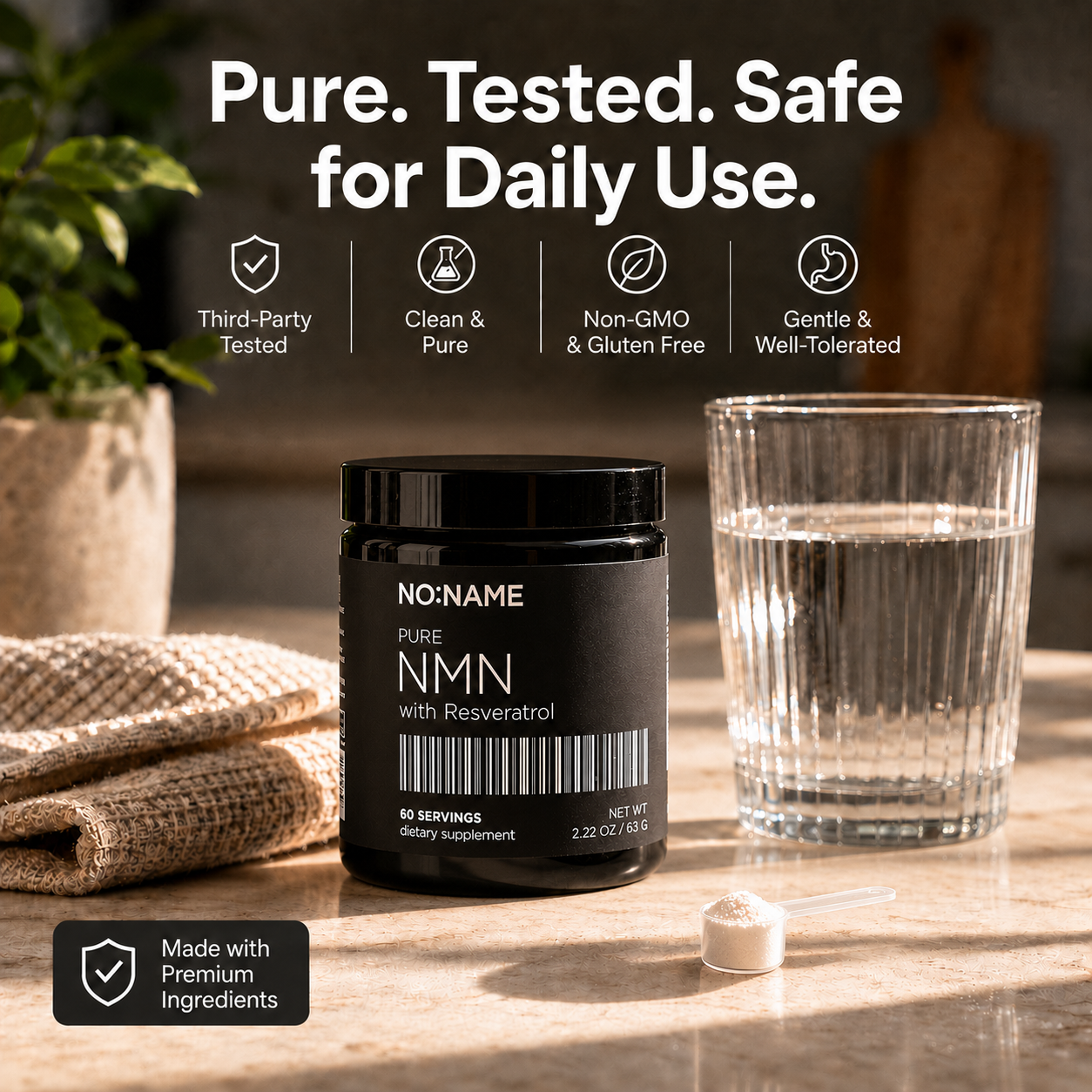 Pure NMN + Trans-Resveratrol