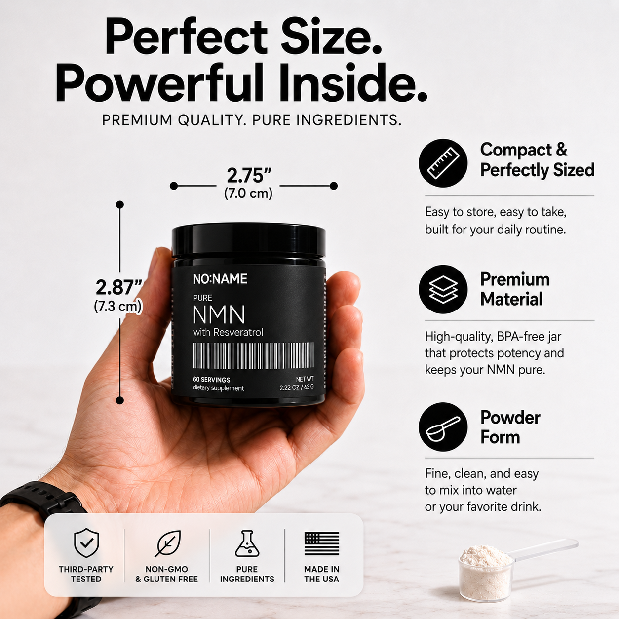Pure NMN + Trans-Resveratrol