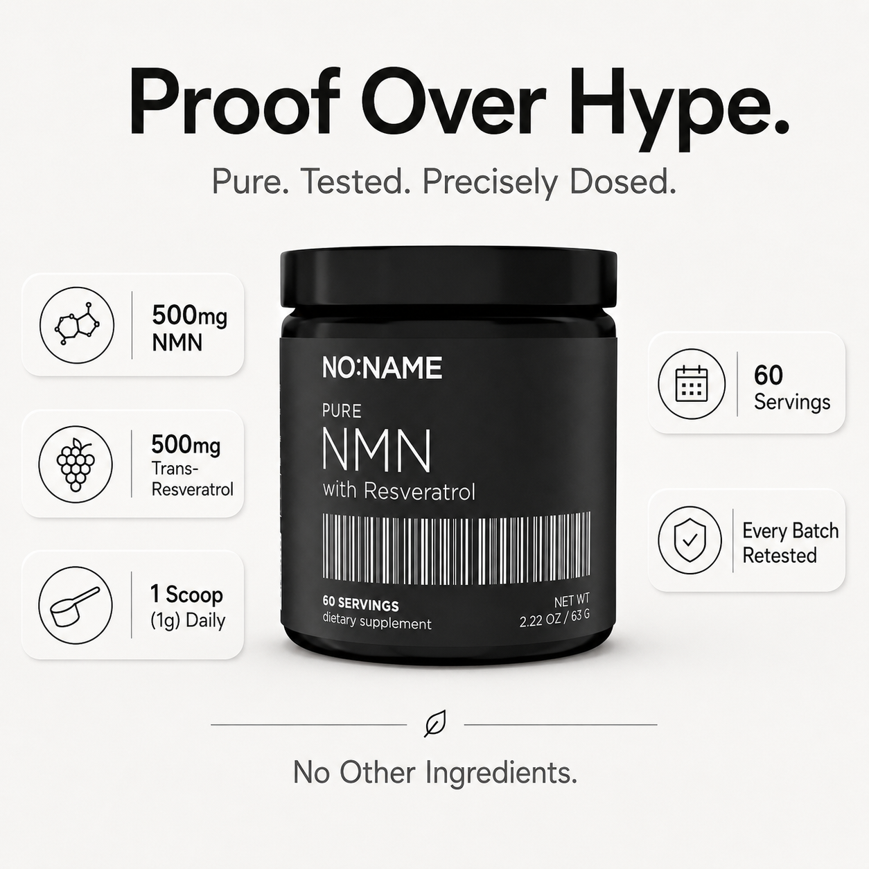 Pure NMN + Trans-Resveratrol