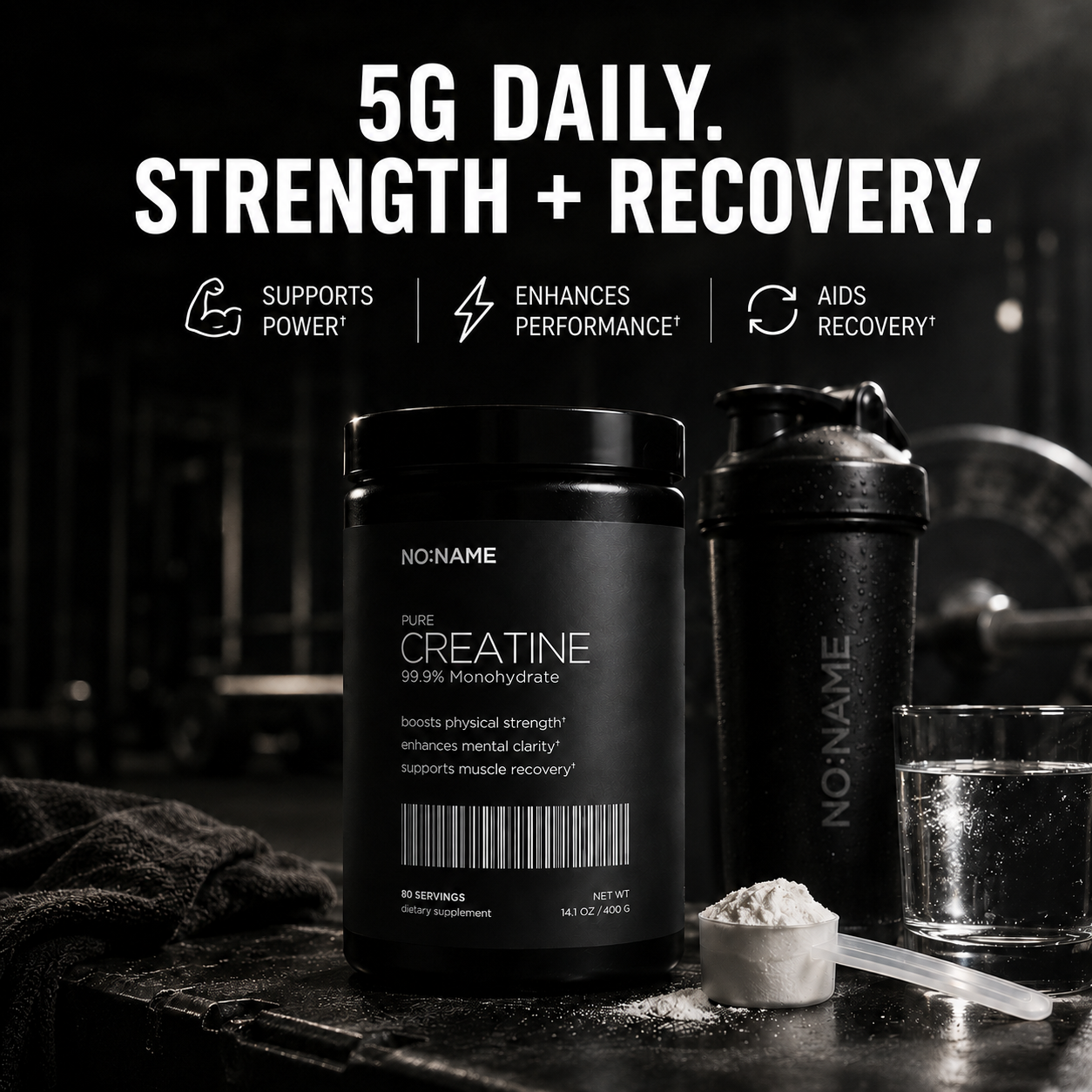5g daily — strength and recovery