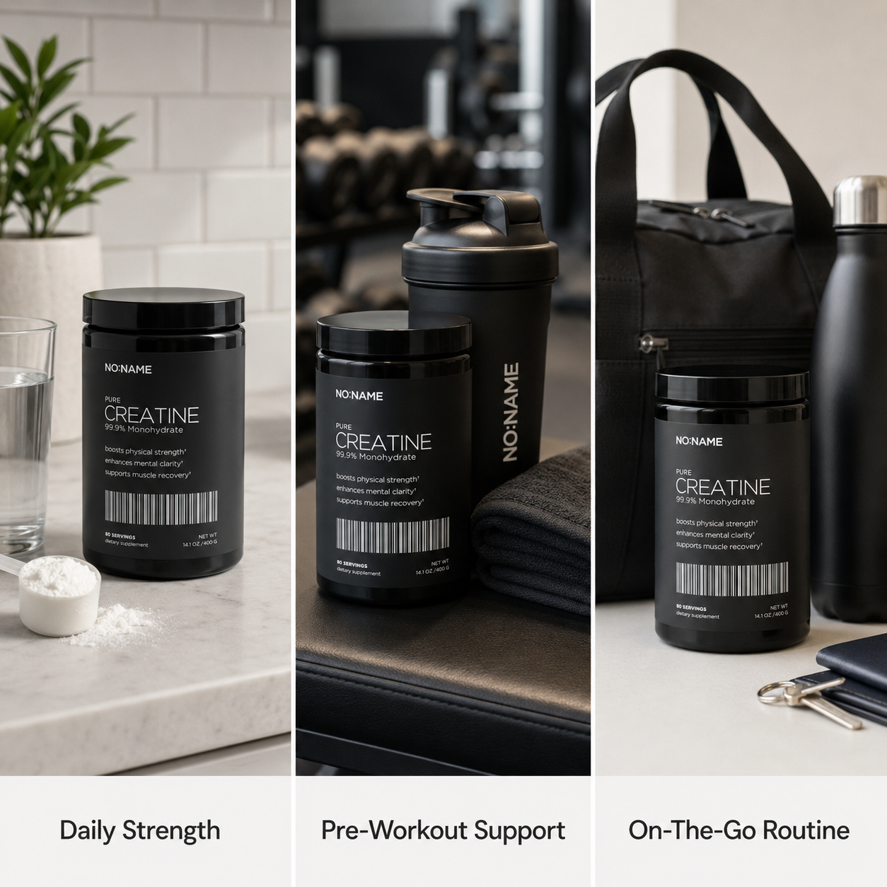 How to use NO:NAME creatine