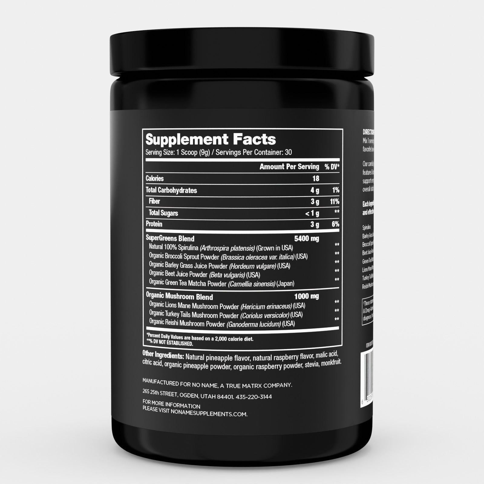 SuperGreens + Nootropic Mushrooms