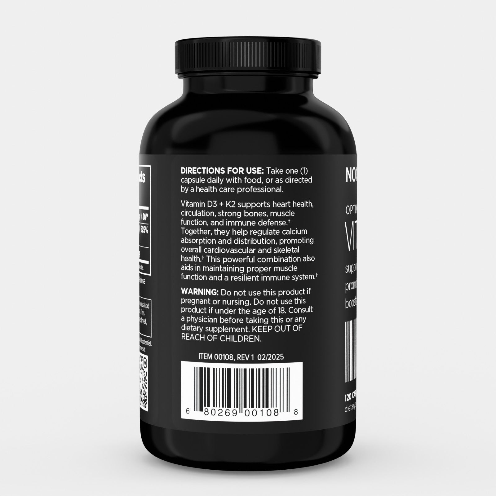 High-Potency Vitamin D3 + K2